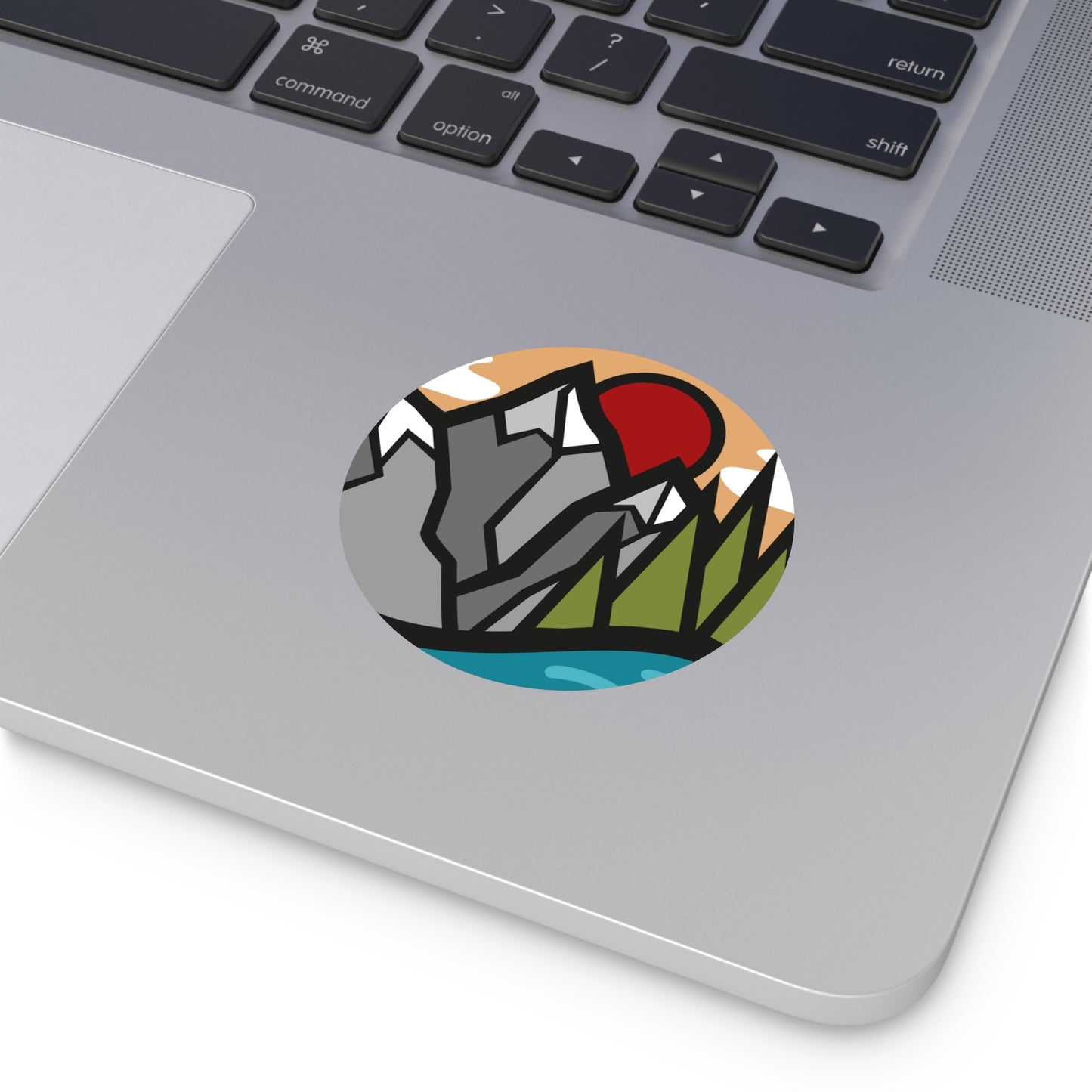 Nature Round Vinyl Stickers