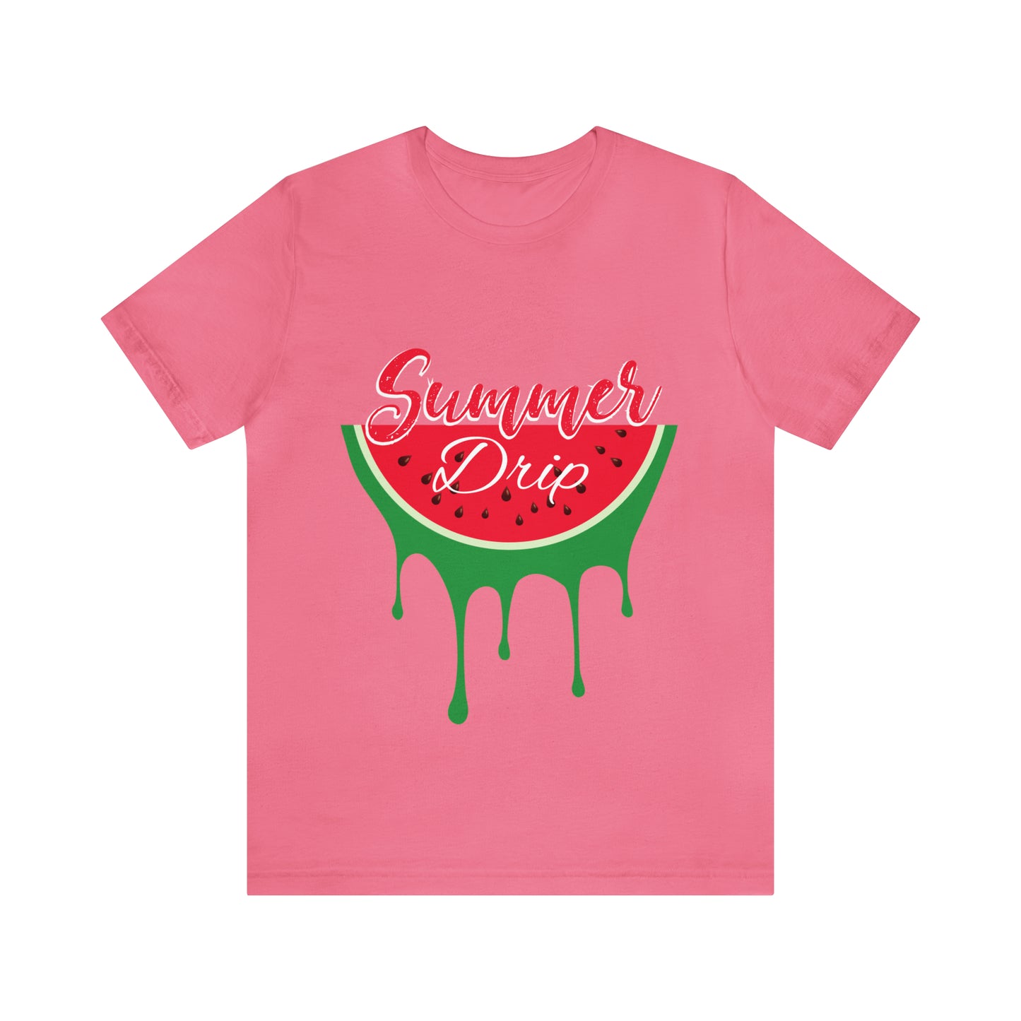 Summer Drip Watermelon Unisex Jersey Short Sleeve Tee